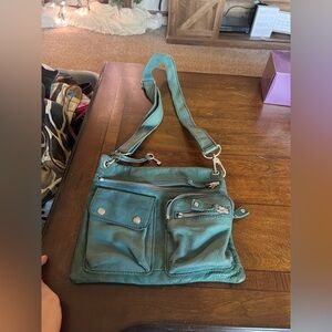 Stylish Green Crossbody Bag